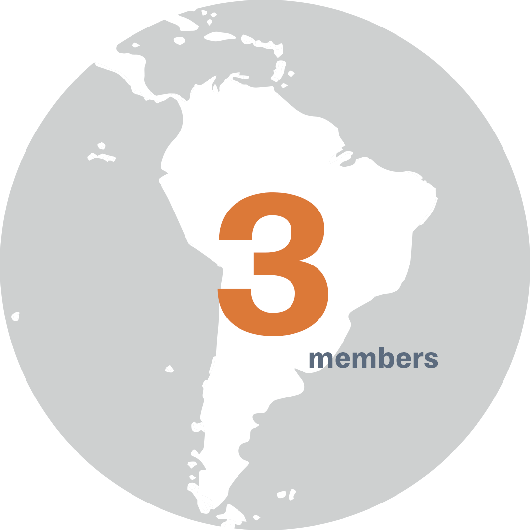 ResponsibleSteel has 3 members headquartered in South America.