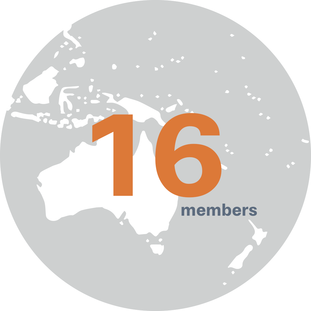 ResponsibleSteel has 16 members headquartered in Oceania.